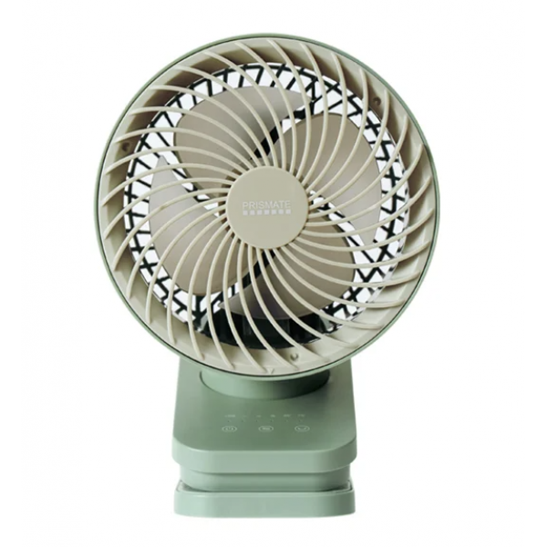 Prismate PR-F079 無線搖頭夾扇 (綠色)